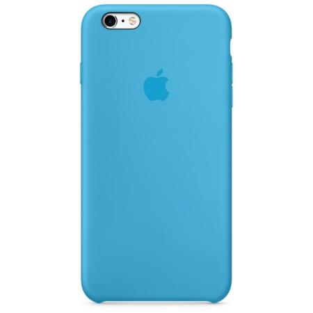Силиконовый чехол для iPhone 6/6s, (голубой)