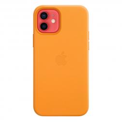 Кожаный чехол MagSafe для iPhone 12 Pro/iPhone 12, цвет «золотой апельсин»