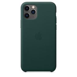 Кожаный чехол для iPhone 11 Pro, зелёный лес